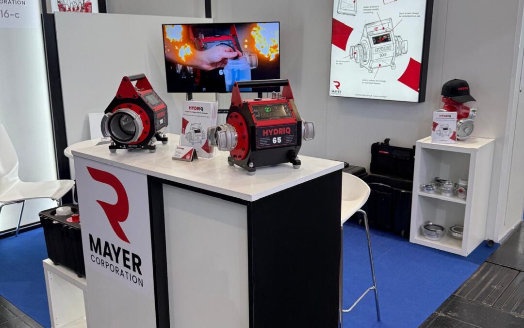 HYDRIQ fire hydrant flow testing system presented at INTERSCHUTZ 2026