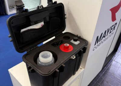 Live demonstration of the HYDRIQ fire hydrant testing system at INTERSCHUTZ 2026