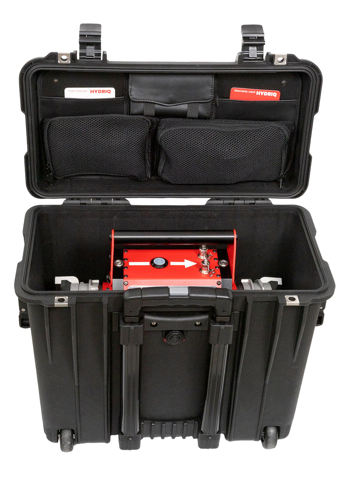HYDRIQ Rugged Transport Case for Fire Hydrant Tester HYDRIQ rugged transport case for portable fire hydrant testing system