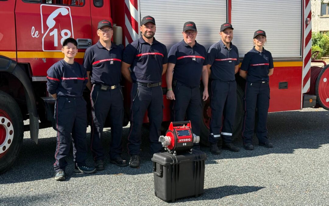 HYDRIQ in the Field with the Volunteer Firefighters of L&rsquo;Abergement-Clémenciat